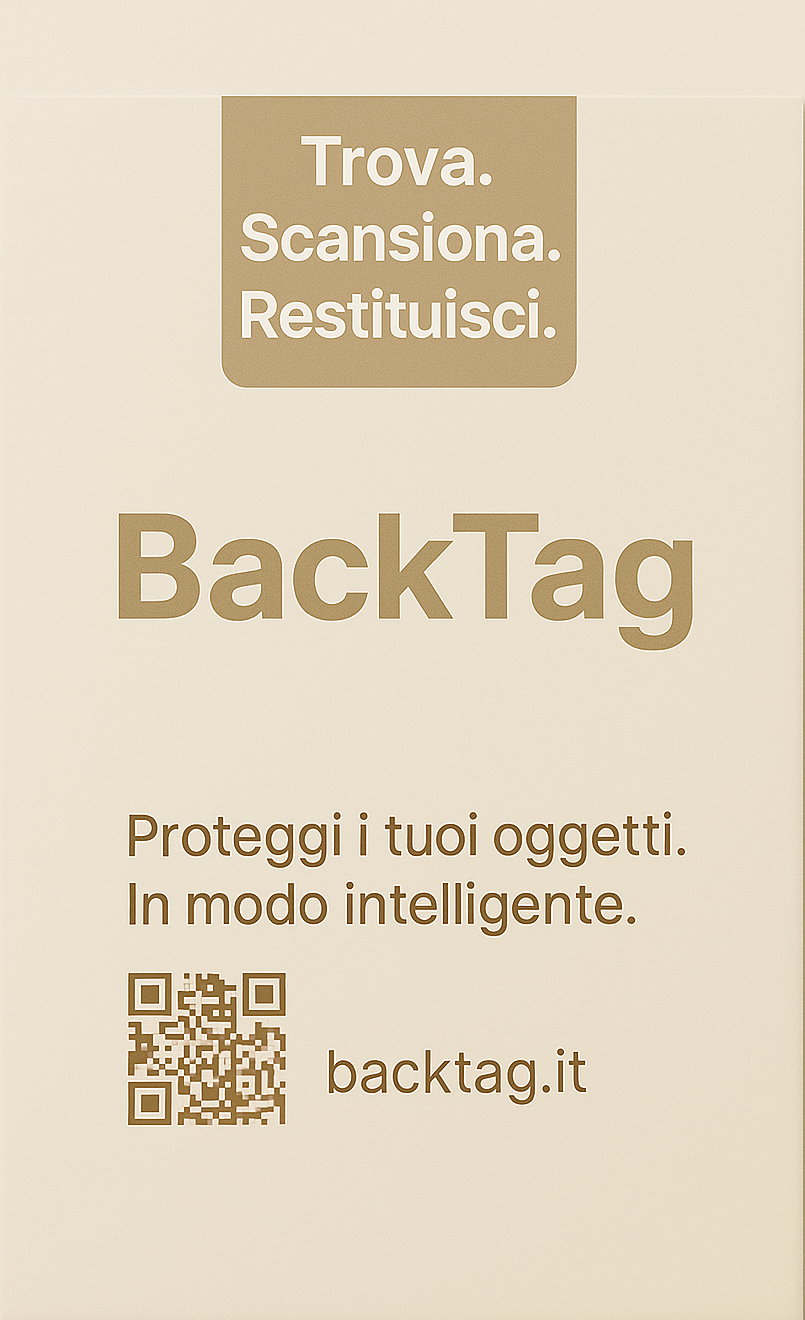 Packaging retro BackTag