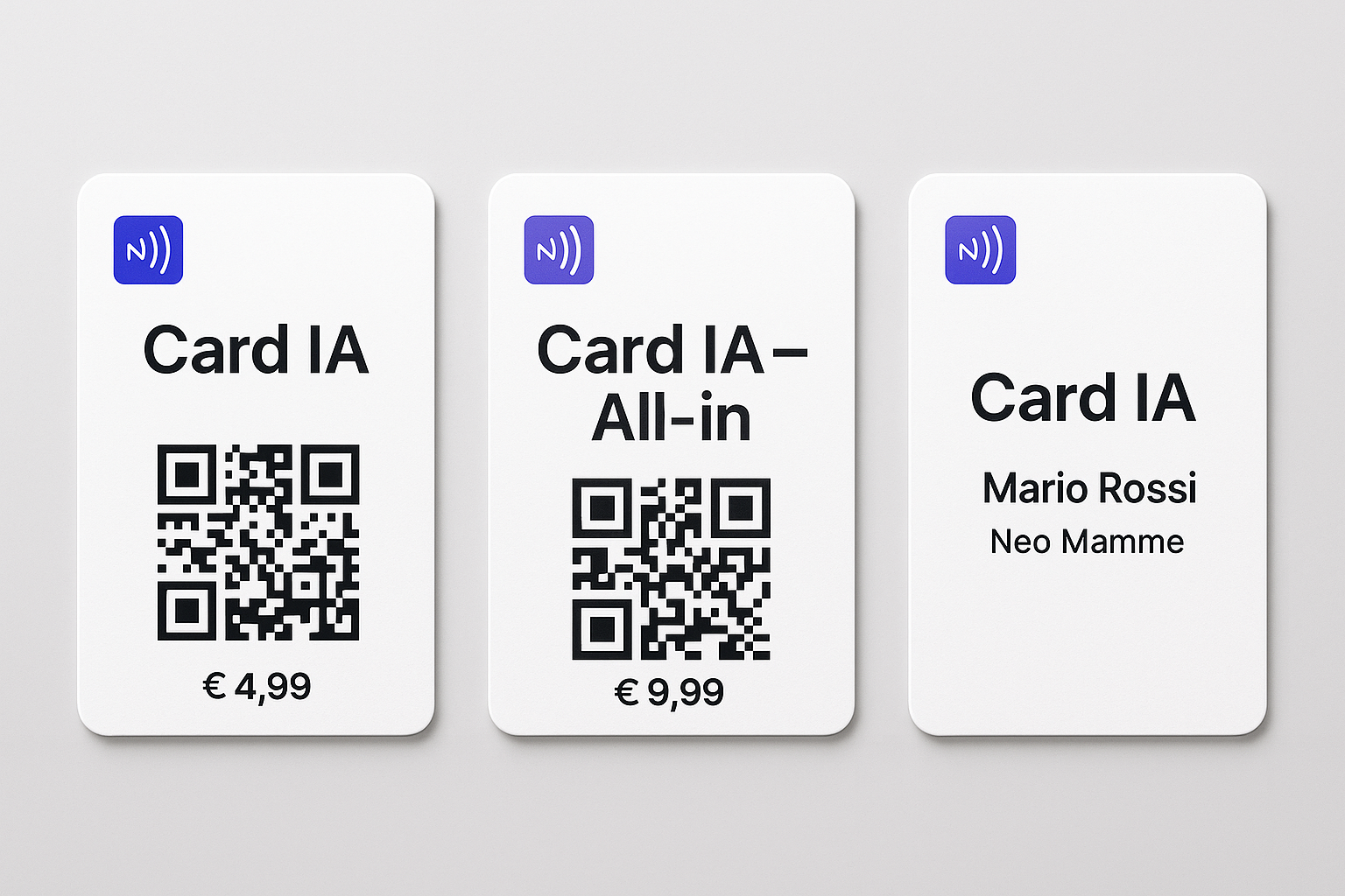 Card IA – Fronte
