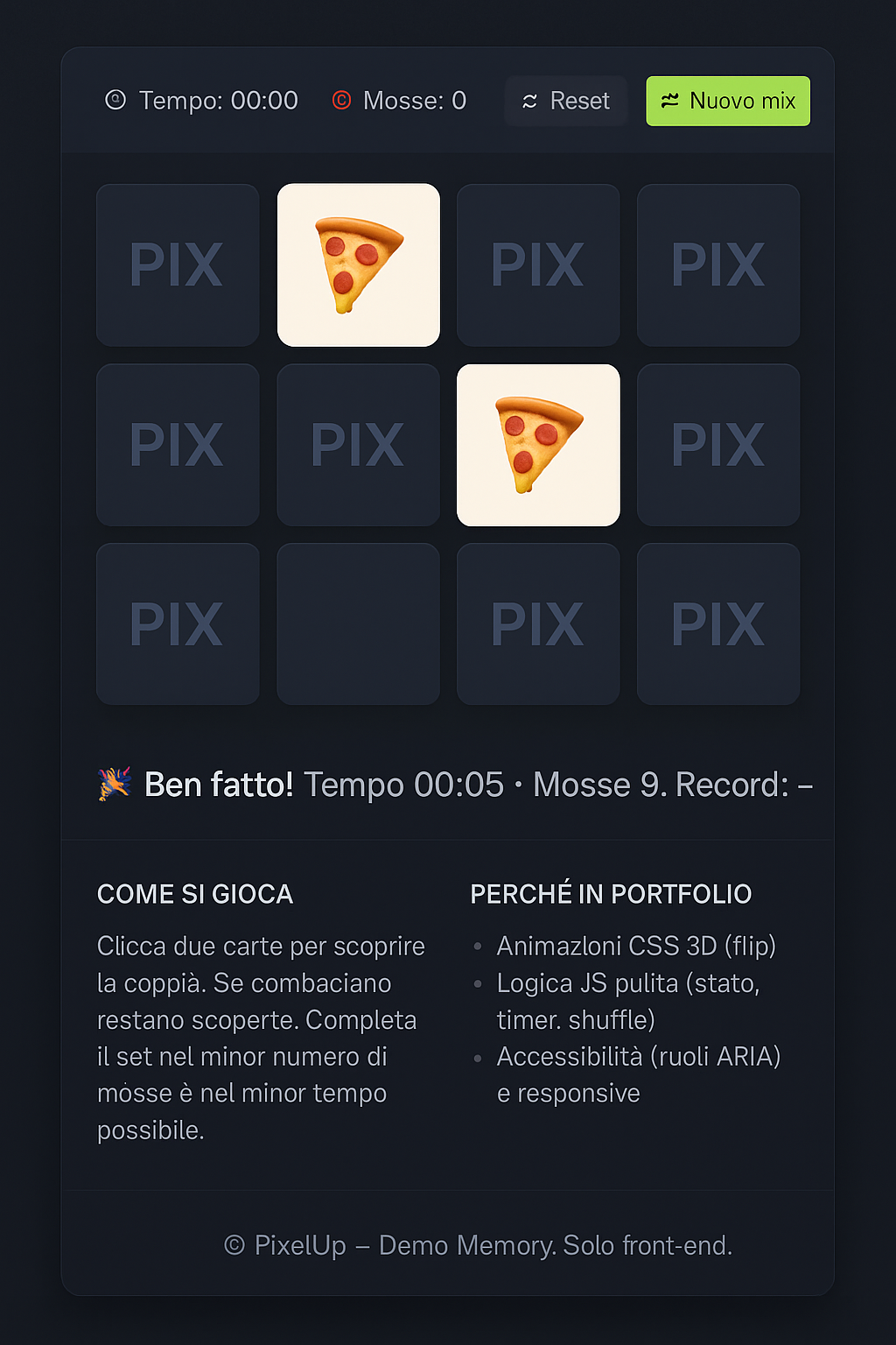 Dashboard game